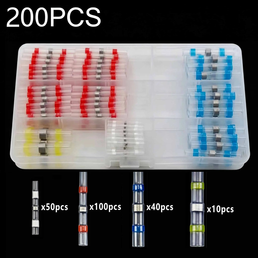 IP67 Waterproof Solder Seal Heat Shrink Wire Connectors Welding Ring Electrical Equipment Cable Connection Heat Shrink Tube