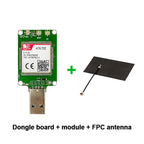 SIMCOM A7670E A7672E USB Dongle Modem LTE CAT1+2G+GPS IoT Module Breakout Kit With Antenna for Europe/Middle East/Africa