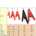 10A 20A 30A 50A Alligator Clip Crocodile Adapter 2mm 4mm Banana Plug Probe Clip for Multimeter Pen Test lead Cable Insulated E2