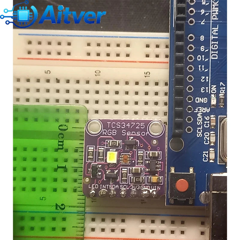 TCS34725 Color Sensor Module RGB Detection I2C Light Recognition Board for Arduino ESP32 STM32