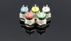 1PC 12MM with LED 3V 5V 12V 24V 220V Metal Button Switch Momentary push button auto reset waterproof illuminated