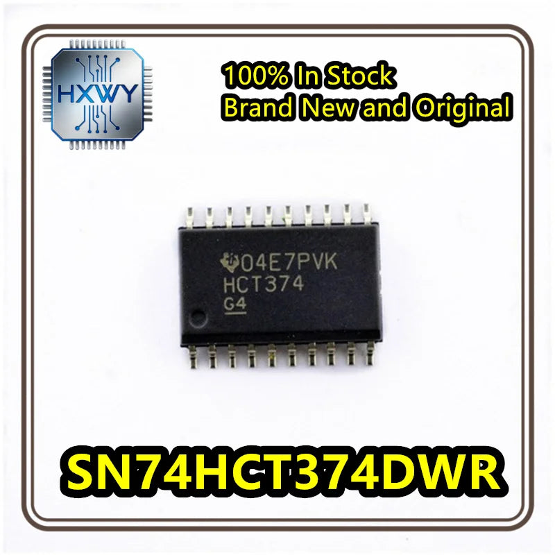 (10/50 Pieces) Original SN74HCT374DWR HCT374 SOP20 8-bit Tri-State Output D-Type Flip-Flop. In Stock. Electronic Equipment IC.