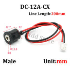 Cltgxdd DC-10A/11A-CX DC-12A-CX DC-15A-CX Magnetic Male Female Connector W/ XH Terminal 8mm 10mm Magnetic Plug With Line  Cable