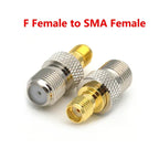 5/20Pcs RF Coaxial Coax Adapter, SMA Male To F Female, F-Type Female Jack to SMA Male Plug, Gold Plated Straight Connector