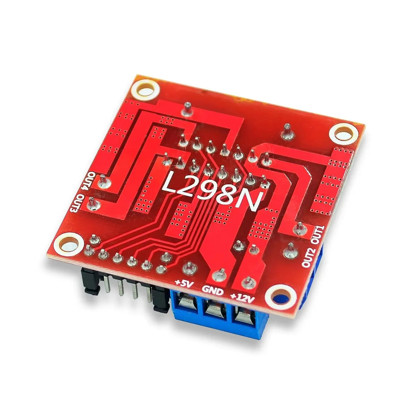 1~100Pcs L298N Dual Channel DC Stepper Motor Drive Controller Module Speed Regulation Driver Board Smart Robot DIY Accessories