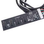 NEW 9Pin to 4x 9Pin Splitter to 8 Port USB2.0 HUB Riser Card FE2.1 Chip 60cm 9-Pin Extension Cable SATA Power Supply for Desktop