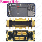 10pcs Battery FPC Connector Flex Cable For iPhone 14 15 Plus 13 12 11 Pro Max 7 6S X XR 8 Plus Clip Plug