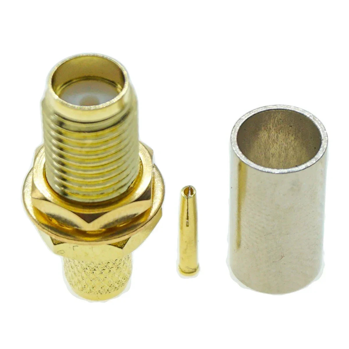 SMA Male Plug SMA Female Jack RPSMA RF Coax Coaxial Connector Crimp right angle LMR100 RG174 RG316 RG58 RG142 RG400 50-3 Cable