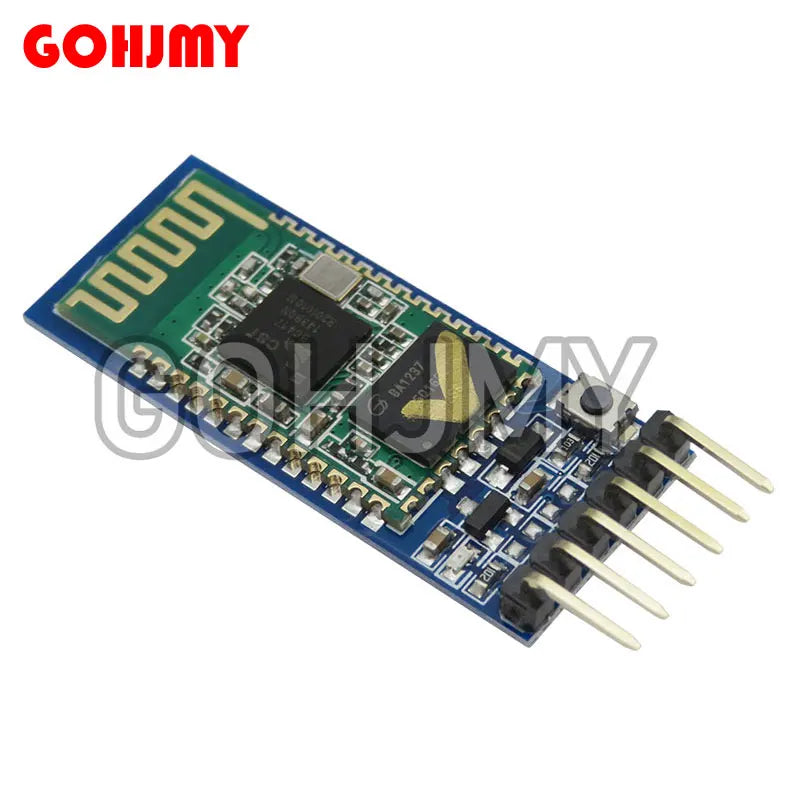 10pcs Free Shipping 10pcs/lot HC05 JY-MCU anti-reverse, integrated Bluetooth serial pass-through module, HC-05 master-slave 6pin