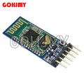 10pcs Free Shipping 10pcs/lot HC05 JY-MCU anti-reverse, integrated Bluetooth serial pass-through module, HC-05 master-slave 6pin