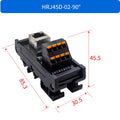 Quick Wiring  Din Rail Mounting Splitter Adapter RJ45 Female To Spring Termianl Block Module RJ45  Breakout Board