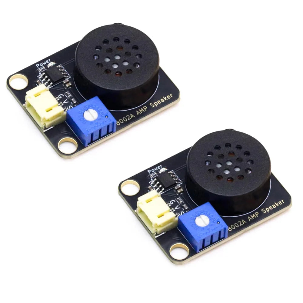 8002A Audio Amplifier and Speaker Module,DAC Speaker, 3W Mono Class D Power Amp Board, 90dB SNR, Compatible with ESP32, Arduino