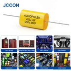 2Pcs 250V MKP Capacitor Audiophiler HIFI Fever Audio Metal Film Coupling Frequency Dividing 1UF 1.5UF 1.8UF 2.2UF 2.7UF 3.3UF