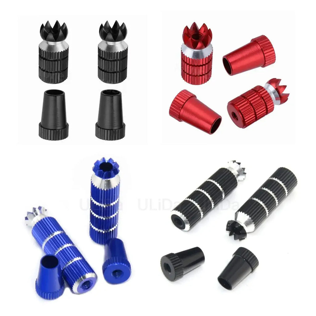 2 PCS Aluminum RC Rocker Head M3 3mm M4 Transmitter Gimbal Sticks Ends for JR Futaba / FrSky / DX6i DX7S DX8 DX9 Taranis