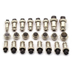 Aviation Plug Socket Connector GX12 16 20-2/3/4/5/6/8/10/12 Core Cable Aviation Plug Connector