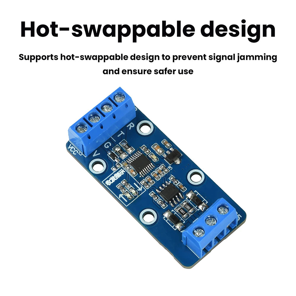 RS232 to RS485 Module Serial Conversion Module 232/485 Mutual Conversion Module TVS Industrial Grade Protection