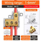 5/10PCS T-type High power branch terminal wire terminal Quick Junction Box Terminal Block Electric Cable CONNECTORS  copper
