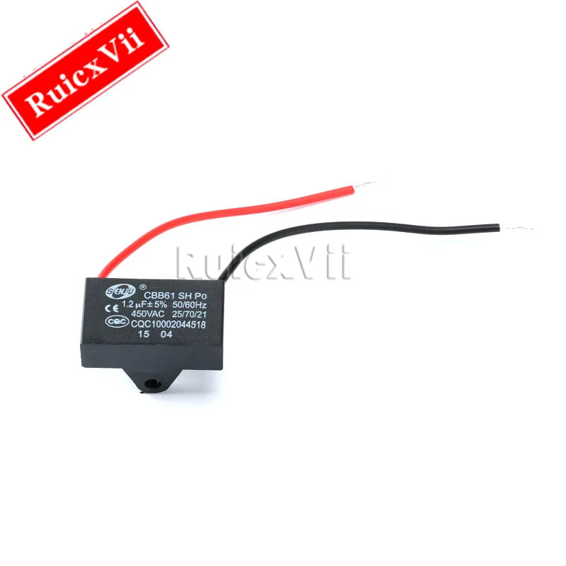 1PCS CBB61 Starting Capacitor 450V 1/1.2/1.5/1.8/2/2.5/3/3.5/4/4.5/5/6/7/8/10/12/15/18/20UF Motor Fan Air Conditioning
