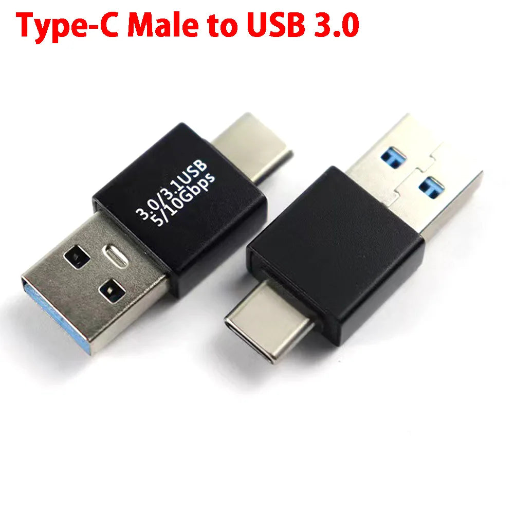 1pcs USB 3.1 To USB 3.0 OTG Charger Adapter Connector Type-C to USB Male To Type-c Adapt Converter for PC MacBook Car USB ipad