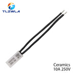 KSD9700 250V 5A 10A 16A 40~155 Degree Bimetal Disc Temperature Switch Normal Close Closed Thermostat Thermal Protector Fuses