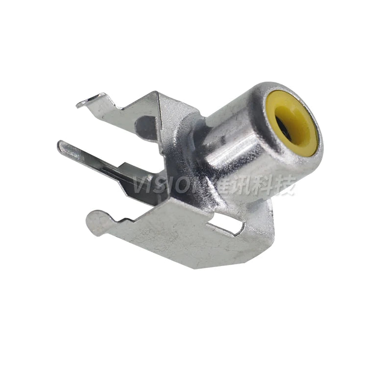 5/10Pcs RCA AV With The Core Socket Hole Seat PCB Soldering Audio Video Jack Lotus Seat AV1-8.4-3B White/Yellow/Red