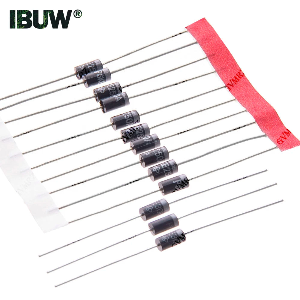 P6KE Series TVS Diode Kit Unidirectional Transient Voltage Suppressors for Power Supplies, Circuit Safety & Industrial Use