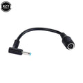 7.4mmx5.0mm Female To 4.5mmx3.0mm Male Charger Adapter Power Connector Converter Cable DC Jack For HP Envy Pavilion G1 G2 G3