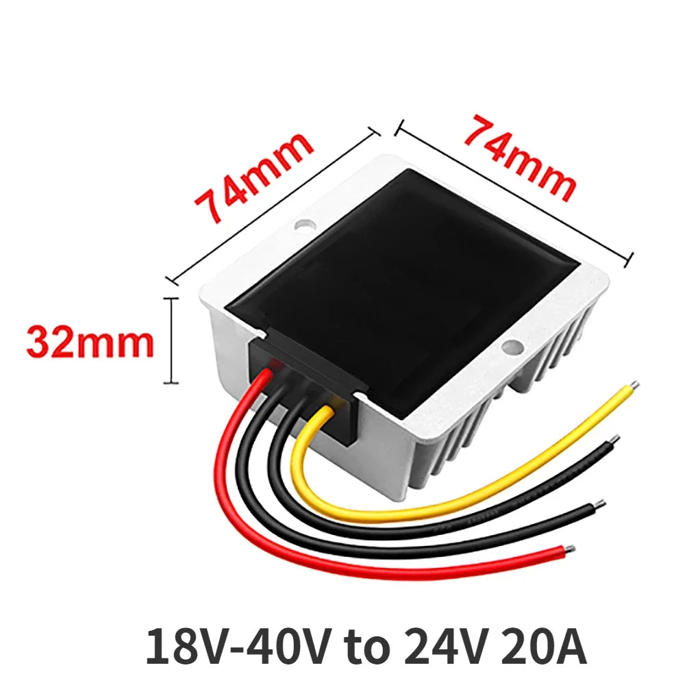 9-40V 12V 24V 36V to 24V 2A-30A Step-up/down DC Power Converter Car Voltage Stabilizer Boost Buck Module Solar Regulator