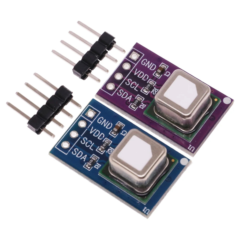 /SCD40 SCD41 Gas Sensor Module Detects CO2 CO2 Temperature and Humidity Two In One I2C Communication Purple with Pin Array