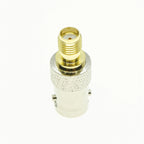 1Pcs SMA Male Female To BNC MAEL FEMALE Connector Jack Plug Q9 Flange Right Angle Coax conector set RF Copper Coaxial Adapter