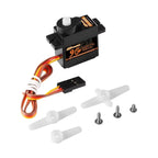 DSpower 9G Digital Waterproof Plastic Gear Servo Core Motor JR Plug for RC Car Truck Robot Model Axial WLtoys K999