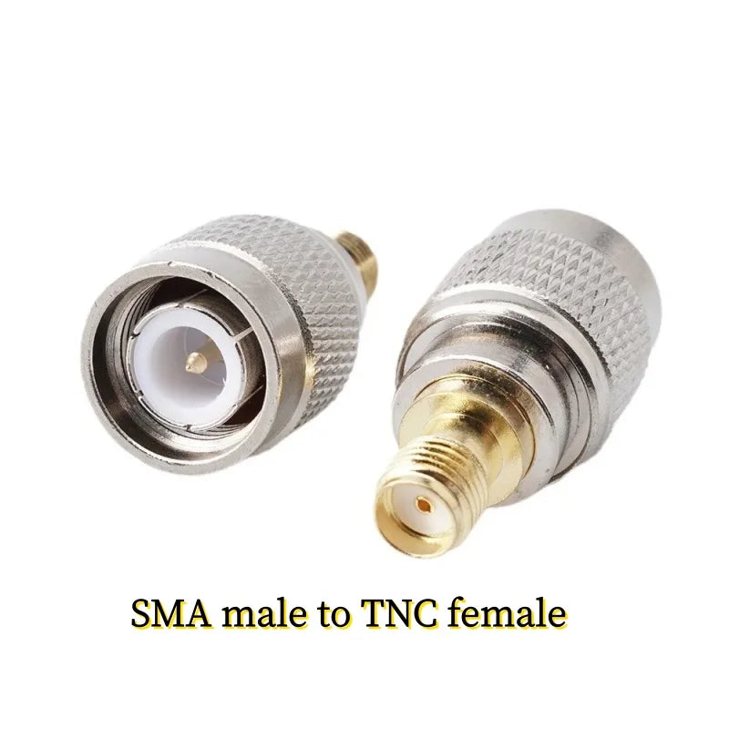 Coaxial RF Connector TNC to SMA Adapter SMA Male/Female to TNC Male/Female SMAKJ Made of Copper