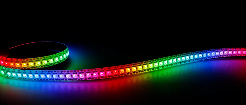 WS2812B LED Strip Bluetooth Wifi Music Controller Kit Individually Addressable Smart RGB LED Tape 30/60/74/96/144Leds/m USB DC5V