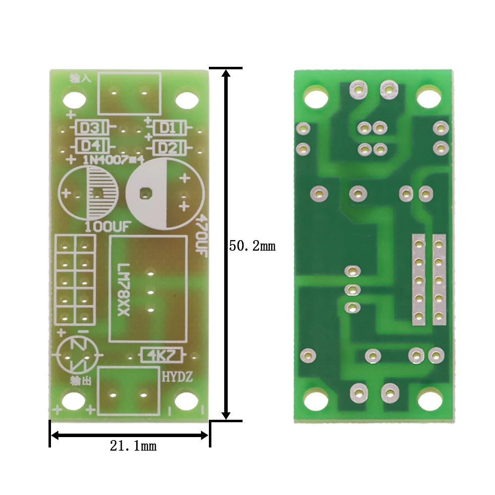 1/5/10PCS DIY KIT LM7805 L7805 DC/AC Three Terminal Voltage Regulator Power Supply Module 5V 6V 9V 12V Output Max 1.2A