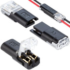 Waterproof Plug Wire Connector 2 Pin Way Cable Plug Car Electric Wire Snap Connectors Strip Terminal Connection Replacement Tool