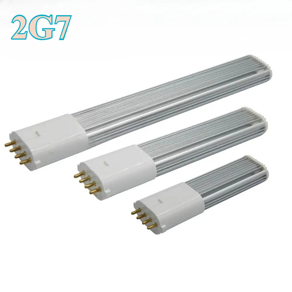 2G7 4W/120mm 6W/152mm 7W/165mm 10W/220mm 4P Table Desk Read Bar Tube Light Indoor Horizontal Plug LED Bulb Replace 15W20W25W CFL