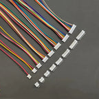 5Sets Mini JST PH2.0 PH 2.0mm Cable Wire Connector 2/3/4/5/6/7/8/9/10/12 Pin Male Female Plug Socket 10/20cm Wire Length 26AWG