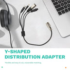 Adapter Cable GX16 to DC 5.5mm / DC 8mm / XLR / GX12 Connector Y Splitter Adapter