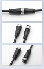 GX16 Double Elbow Female Welding Aviation Plug 2 3 4 5 6 7 8 9 10 Pin Pure Copper Connector Socket M16 with Cable Waterproof