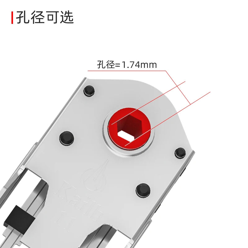 Kailh Decoder 5/7/8/9/10/11mm Red Core Rotary Mouse Scroll Wheel Encoder 1.74mm hole for PC Mouse alps encoder