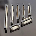 10PCS 0.5mm Pitch FFC/FPC Socket Connector 0.5mm Pitch Locking Vertical SMD Staggered Pins 4P 6P/8P～50P 60P