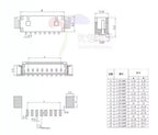 10pcs/50PCS MICRO JST 1.25 Connector 1.25mm Pitch SMD Horizontal Vertica Straight Socket Pin Header 2/3/4/5/6/7/8/9/10/11/12P