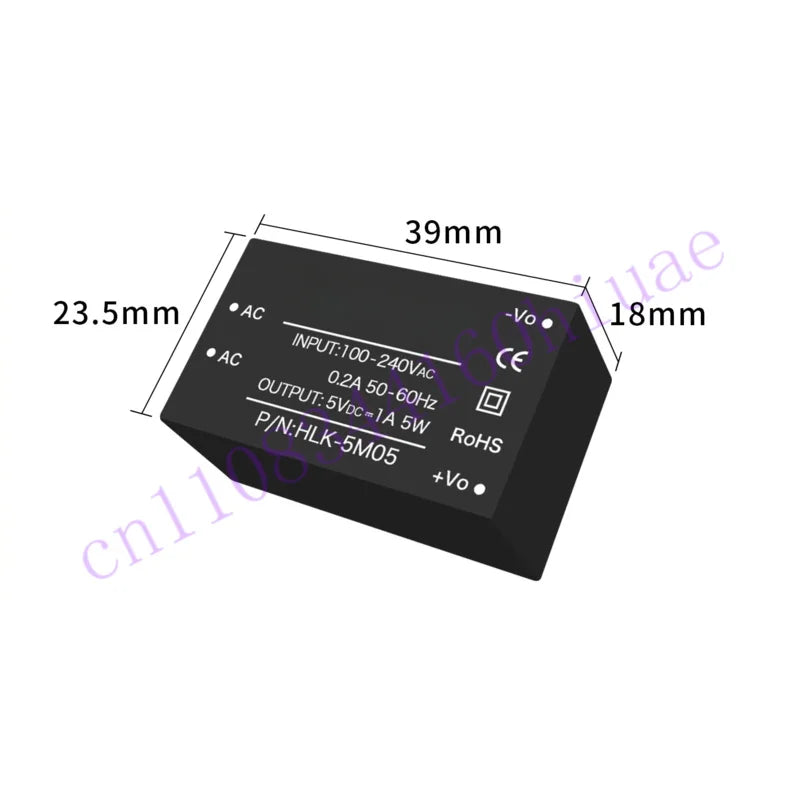HLK-5M03 HLK-5M05 HLK-5M09 HLK-5M12 HLK-5M15 HLK-5M24 ACDC power module 5pcs