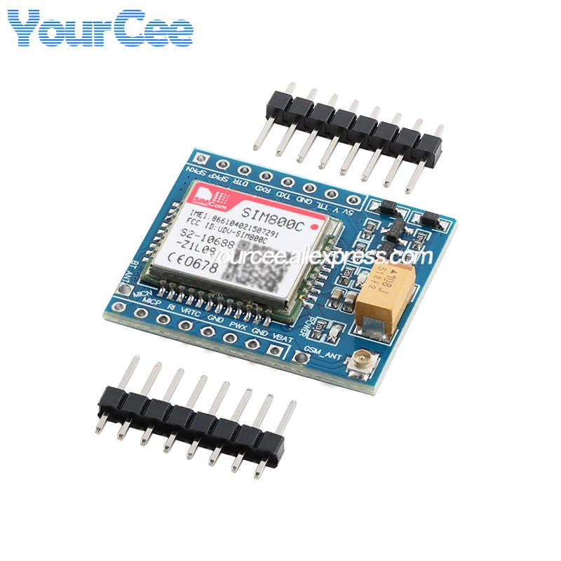 USB to GSM Quad-band GPRS SIM800 SIM800C Module for Wifi Wireless Bluetooth-compatible BLE SMS Messaging With Antenna CH340T