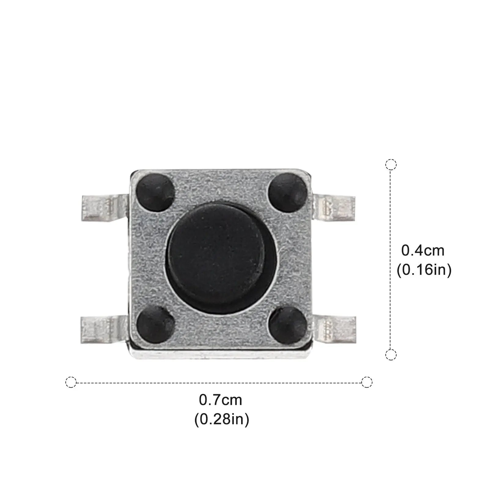 100pcs Switch Smd Tactile Push Button Momentary Micro Replacement Kit For Electronic Projects Circuit Board Repair