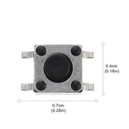 100pcs Switch Smd Tactile Push Button Momentary Micro Replacement Kit For Electronic Projects Circuit Board Repair