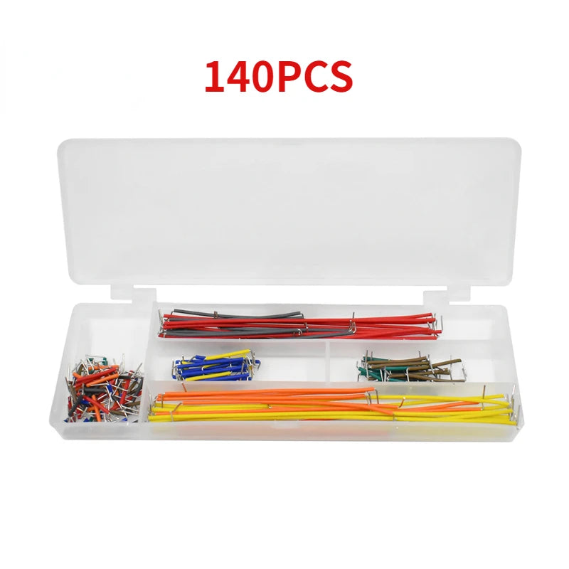 65PCS-840PCS Breadboard Jumper Wire Kit 14 Lengths Assorted for Bread Board DIY Universal 24AWG 26AWG Protoboard Cable