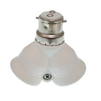 2 In 1 E27/B22 To 2E27 LED CFL Lamp Base Holder Extension Screw Bayonet LED Bulb Light Socket Splitter Converter Adapter CE Rohs