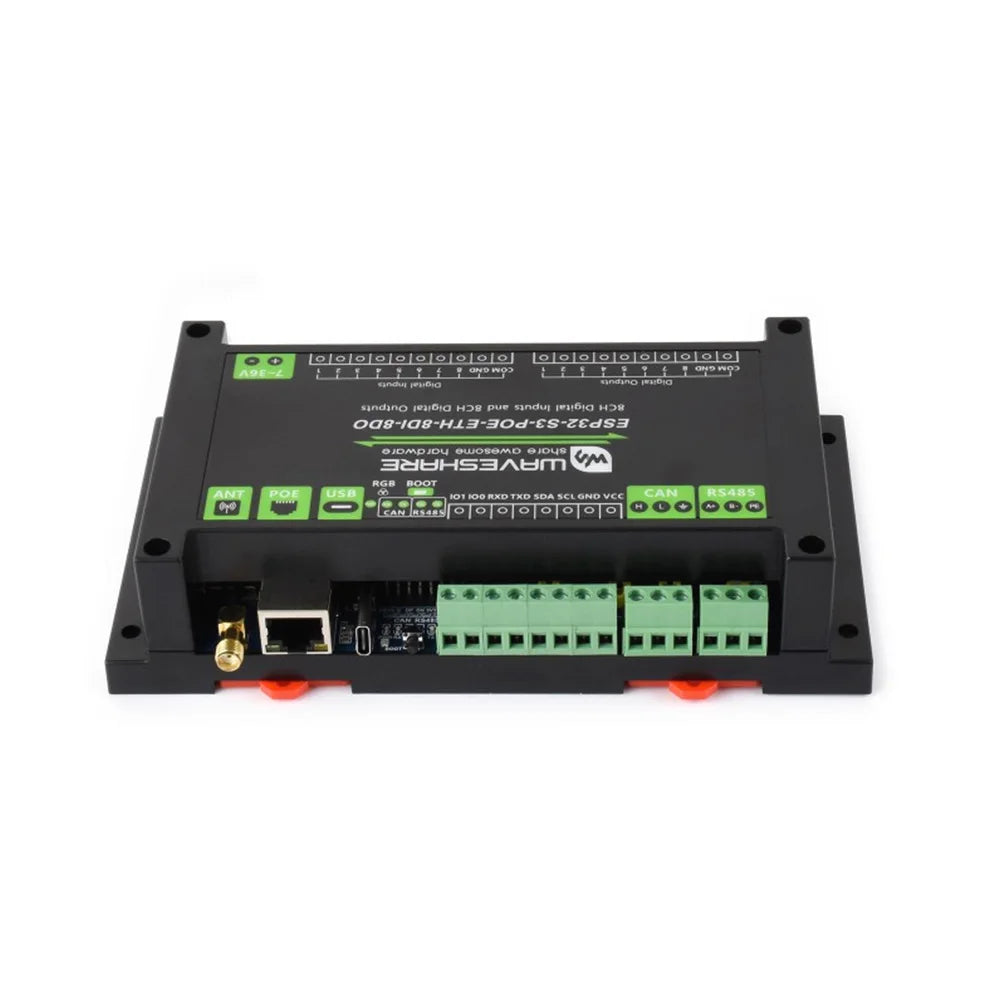 VoltSIndustrial 6-Channel RP2350 Relay Module Onboard RS485 / Pico HAT Interfaces With Multiple Isolation Protection Circuits In