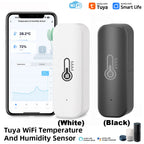 Tuya WIFI Temperature and Humidity Sensor Hygrometer Thermometer with/No LCD Display Indoor Support Alexa Google Assistant